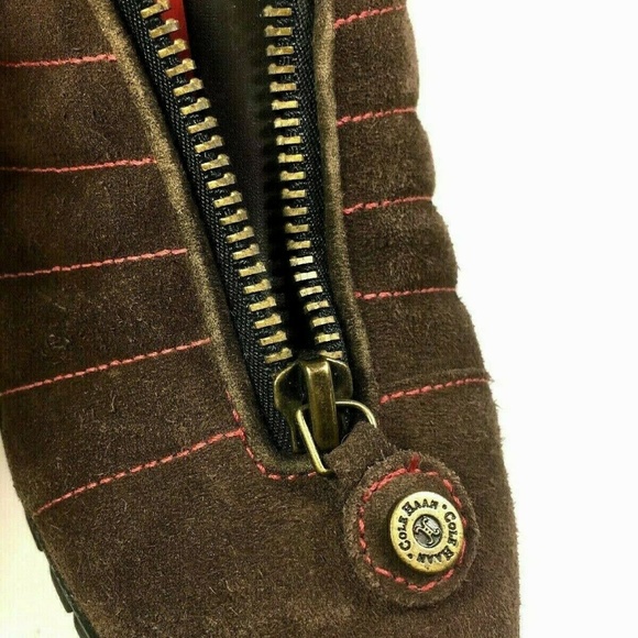Cole Haan Brown Suede Mules Clogs Size US 6 B - Picture 6 of 8